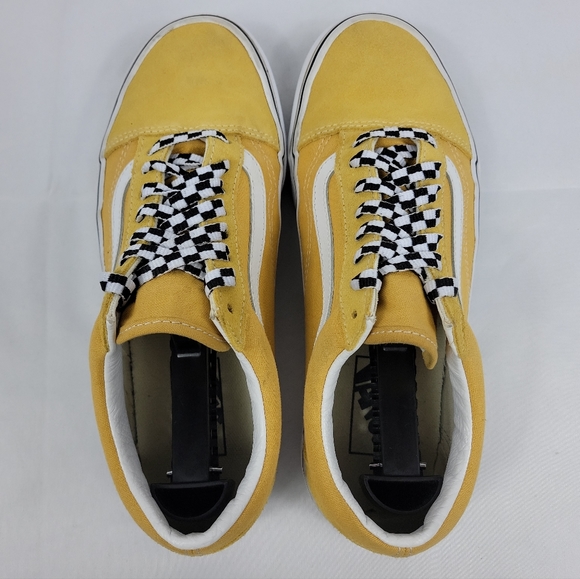 Vans Off The Wall Low Top Comfort Shoes Mens 6.5 Womens 8 Yellow Sneakers 751505 - Picture 2 of 12